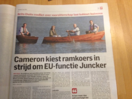 Kom op Cameron, stap uit die boot en blijf je eigen koers varen!